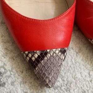 LEATHER ELASTICATED SLINGBAC Shoes